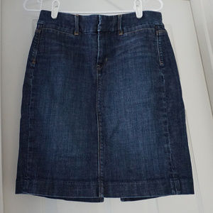 Gap limited edition denim pencil skirt 6